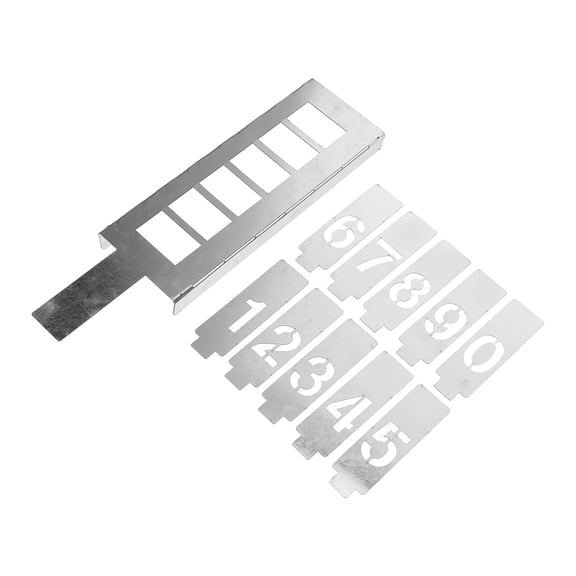 Hytrove Plated Number Stencil Template Set for Painting, Hollow Out Design for Precision and Professional Finish