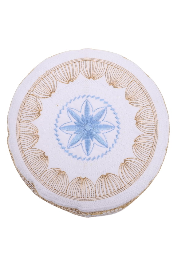 1Set Prayer Cap Breathable Comfortable Round Shape Multi Color For Islamic Prayers Religious Use