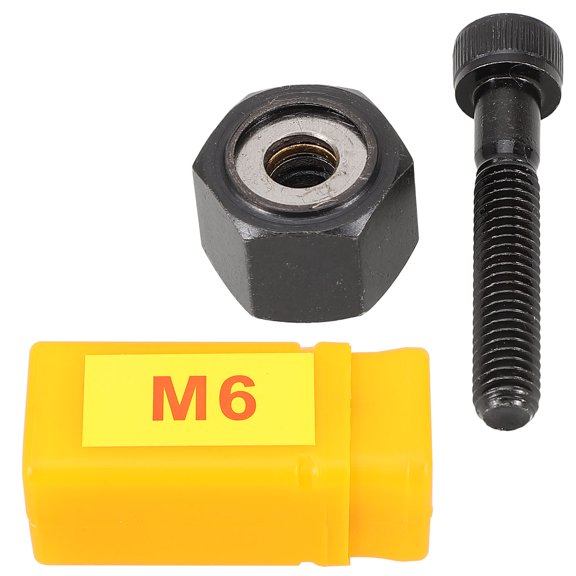 Hytrove 1Set Rivet Nut Installation Mandrel High Carbon Steel and Plastic, Compact Design for Construction Site Use