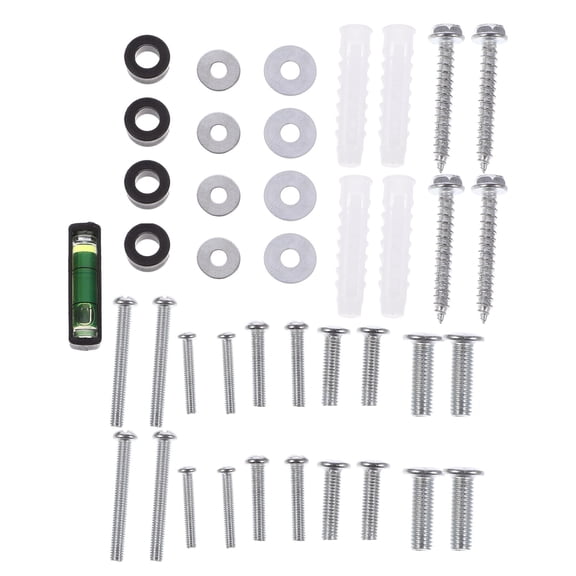 Hytrove 1Set Iron Screws for TV Mount Bracket Durable Metal Mounting Hardware