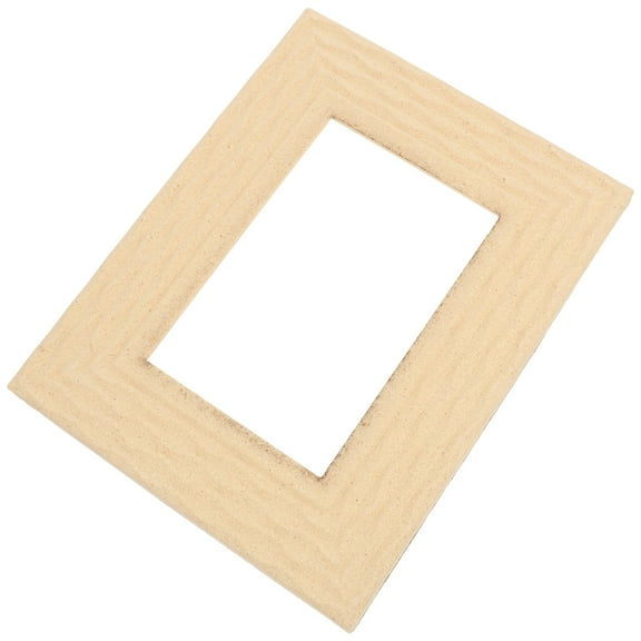 Hytrove Tabletop Wood Photo Frame Gothic Style 1Pack 7.4x4.72In