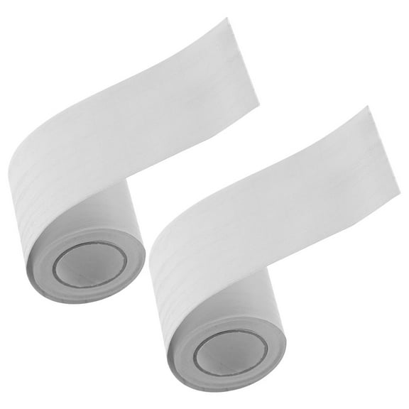 Hytrove 2 Rolls Flexible Skirting Boards Covers Decorative Baseboard Corner Protectors