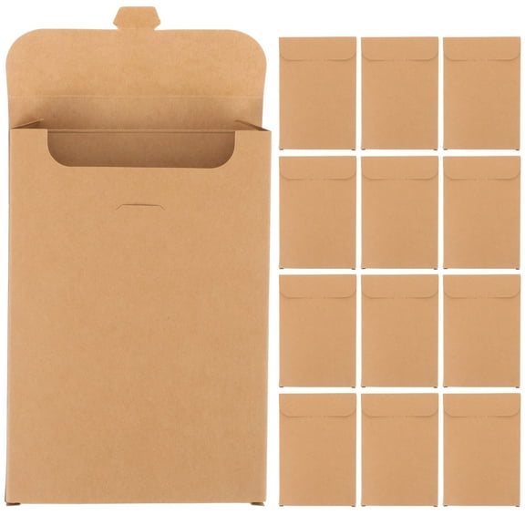 Hytrove 20Pcs Paper Box for Envelop and Invoices Packaging 9X4.7X0.04In