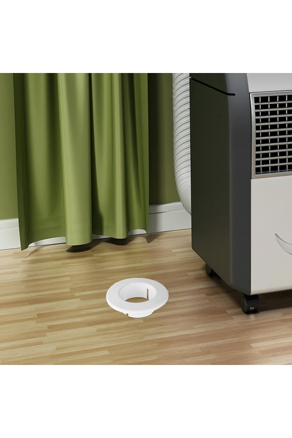 2Pcs Air Conditioning Hole Cover For Homeowners Sleek Design 5.3x5.3x1.6in