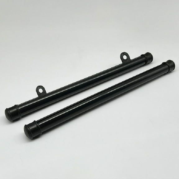 Hytrove 2Pcs Black PVC Poster Hanger for Art Exhibits Indoor Use Modern Design 16.9x1x0.6in