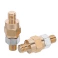 Attery Terminal Hytrove 2Pcs Brass Battery Terminal Post Extension Bolt for Car Use ...