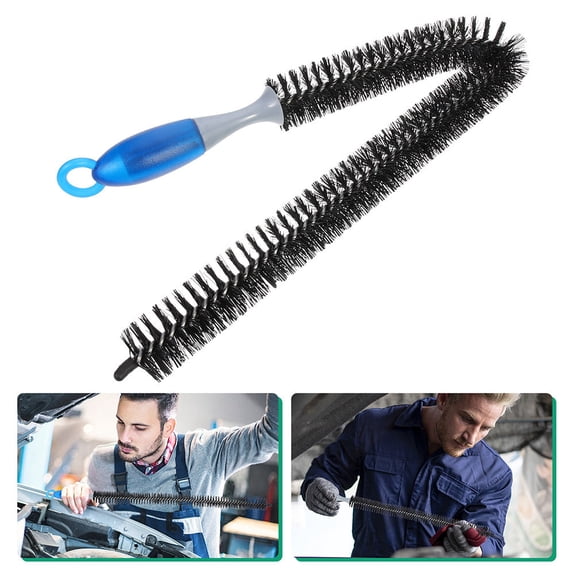 Hytrove 2-Pack Flexible Condenser Engine Cleaning Brushes with Extended Handles, Assorted Colors for Easy Maintenance
