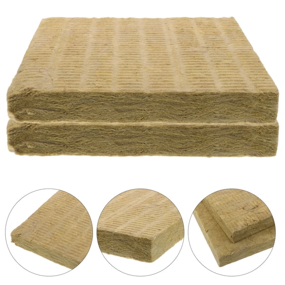 Hytrove 2Pcs Fire Resistant Mineral Wool Insulation Panels for Construction Wall Cavity Insulation