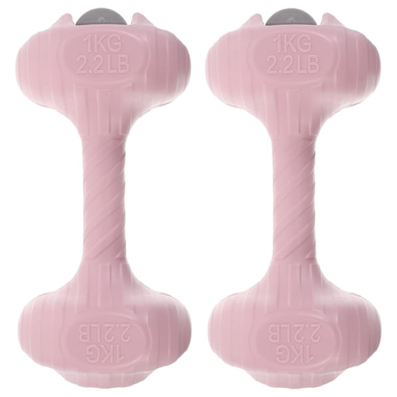 Hytrove 2-Pack Lightweight Dumbbells Quiet Fitness Weights for Home Workout and Exercise