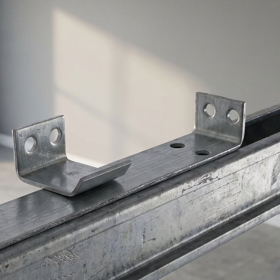 Hytrove 2Pcs Plated Silver Roller Shutter Limit Plate Garage Door Positioning Bracket for Stable Adjustment
