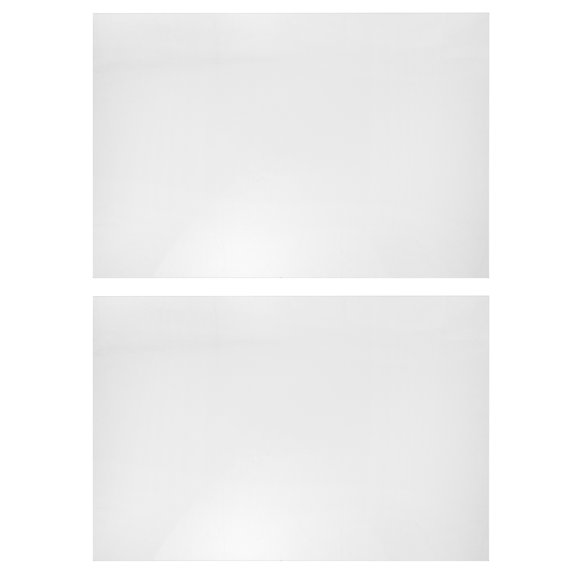 Hytrove 2Pcs Transparent Acrylic Craft Sheets Easy DIY Assembly for Home Decor and Model Display