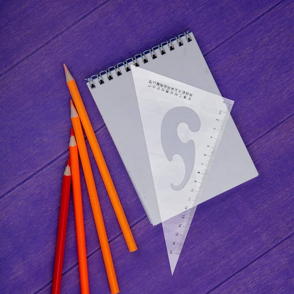 Hytrove 2-Pack Transparent Rulers for Drafting, Measuring, and Precision Work by Professionals