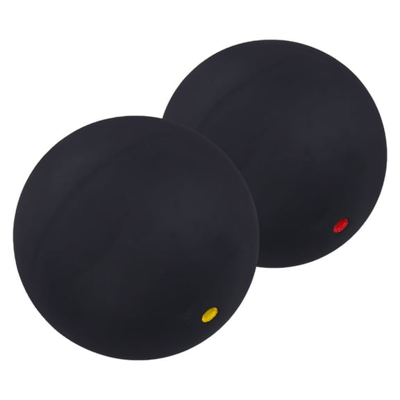 Hytrove 2pcs Professional Squash Ball: Single Dot Rubber Sports Ball Ideal For Squash Athletes Practice Training