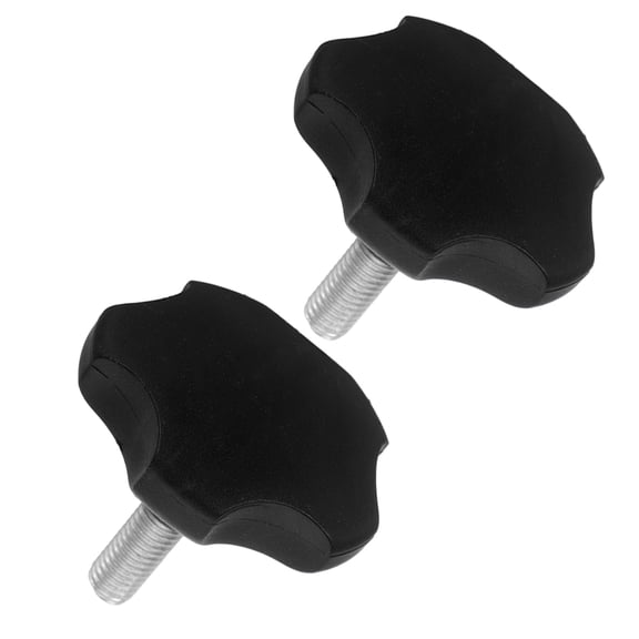 Hytrove 2-Pack Black Metal Patio Umbrella Base Replacement Screws with Quick Installation Design