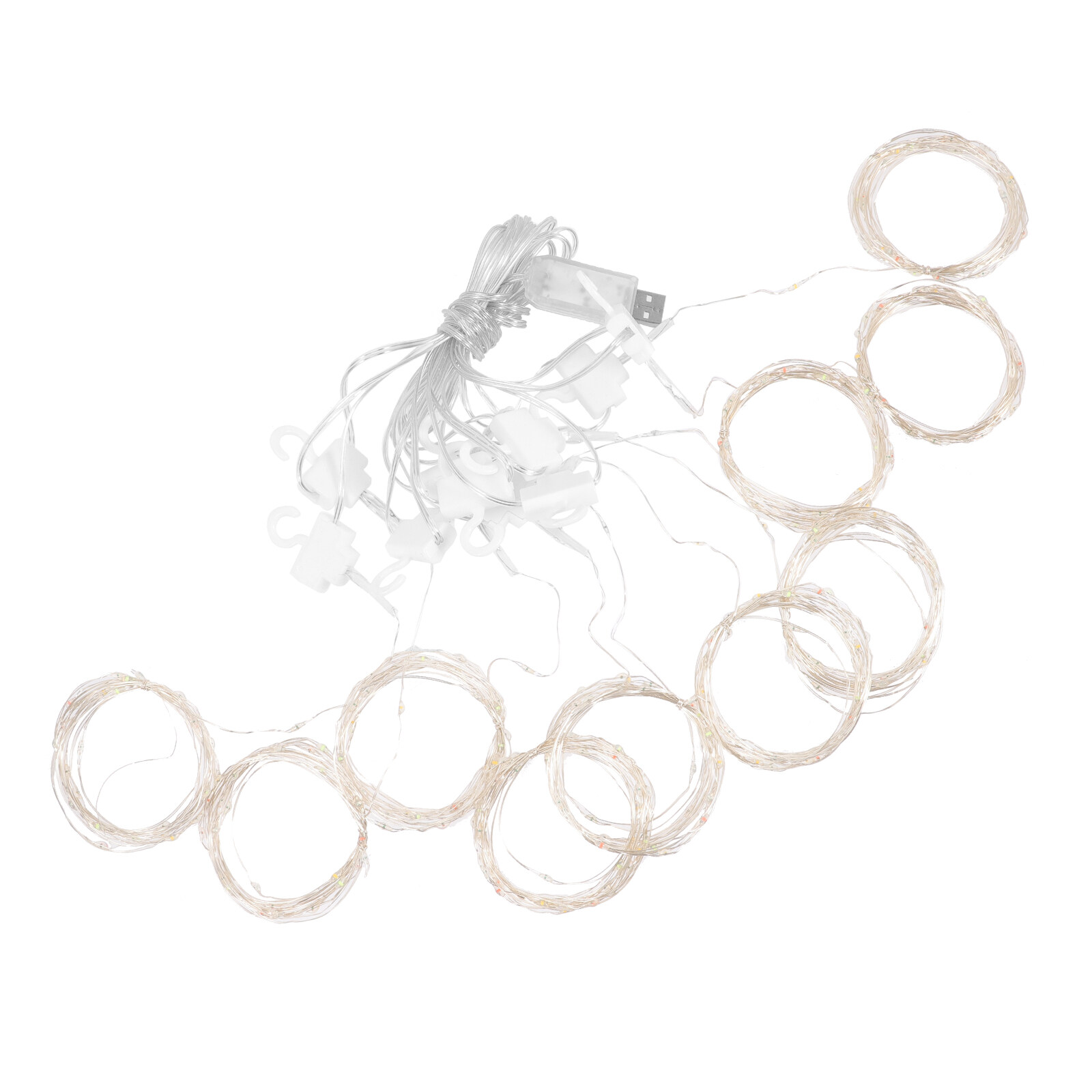 Hytrove 300X4X2.5in MultiColored PVC String Light for Wedding Decor ...