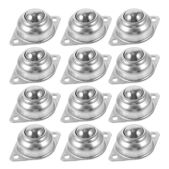 Hytrove 30Pcs Appliance Caster Wheels Low Profile Ball Casters Carbon Steel Smooth Movement For Furniture
