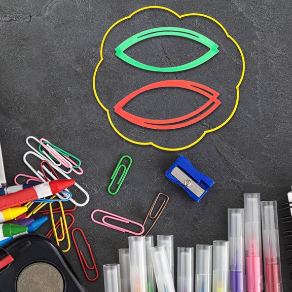 Hytrove 3Pcs Plastic Flexible Math Set Ring for Hands on Geometry Demonstrations