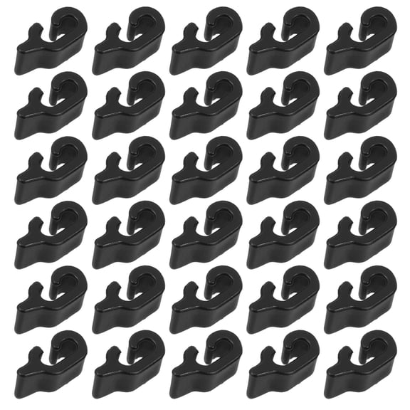 Hytrove 40-Piece Plastic Latches for Pet Cage Doors, Wire Fence Lock Clips, Secure and Easy to Install