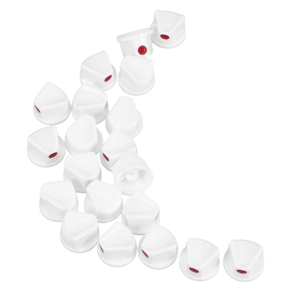 Hytrove 40pcs Spray Heads for Bottles Spray Paint Caps ABS White for Professionals