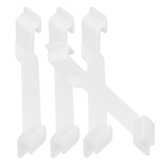 Hytrove Stacking Clips for Storage Boxes White Plastic 4PCS Organizer