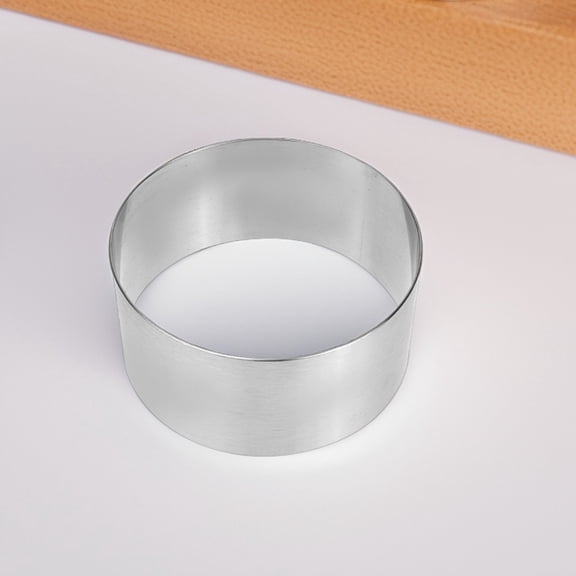 Hytrove 4Pcs Cake Ring Cutter Round Stainless Steel for Professional Chefs