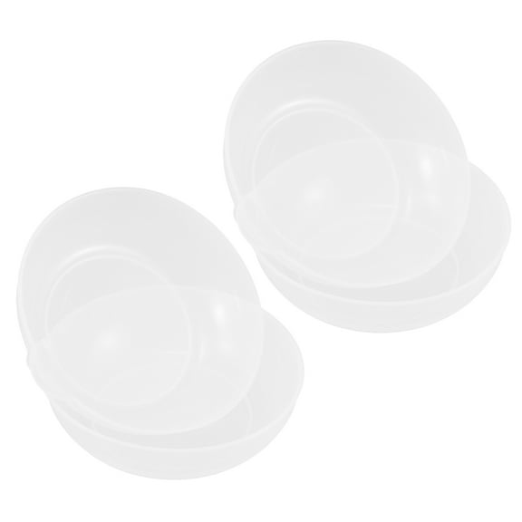 Hytrove 4Pcs Jewelry Weigh Dish Scale Pan Transparent Accurate Measurements Food Weighing Kitchen Essentials