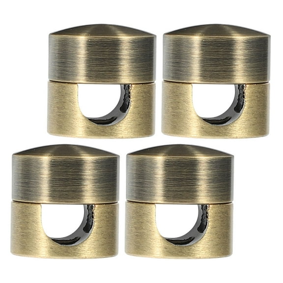 Hytrove 4Pcs Lamp Swag Hooks Metal Aluminum Ceiling Hooks for Diy Enthusiasts Wire Organization 1.80X1.60X1.60in