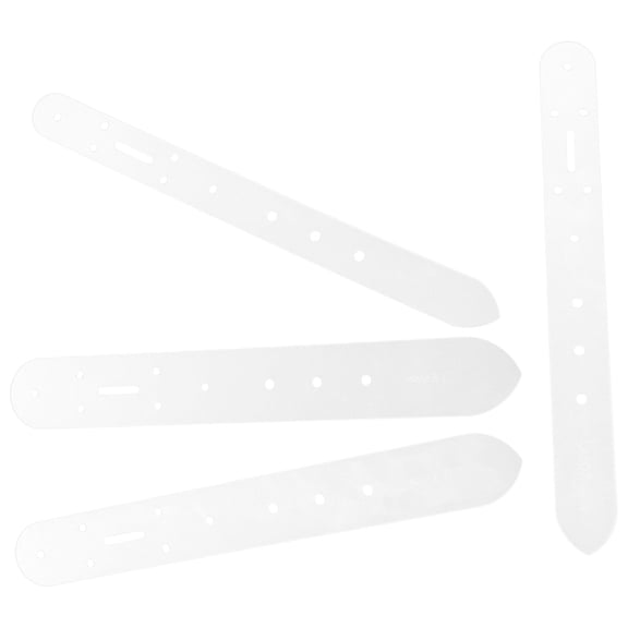 Hytrove 4Pcs Leather Punch Templates Diy Projects Belt Making Tools Beginners Acrylic