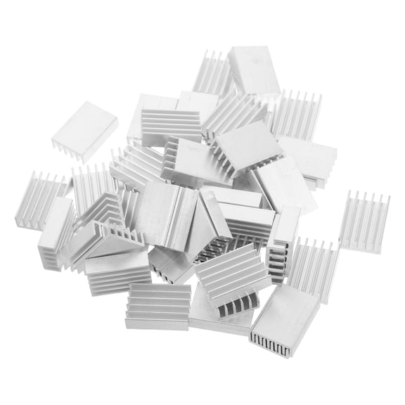 Hytrove 50Pcs Aluminum Heat Sink Block for Computer Cooling Passive Design with High Thermal Conductivity