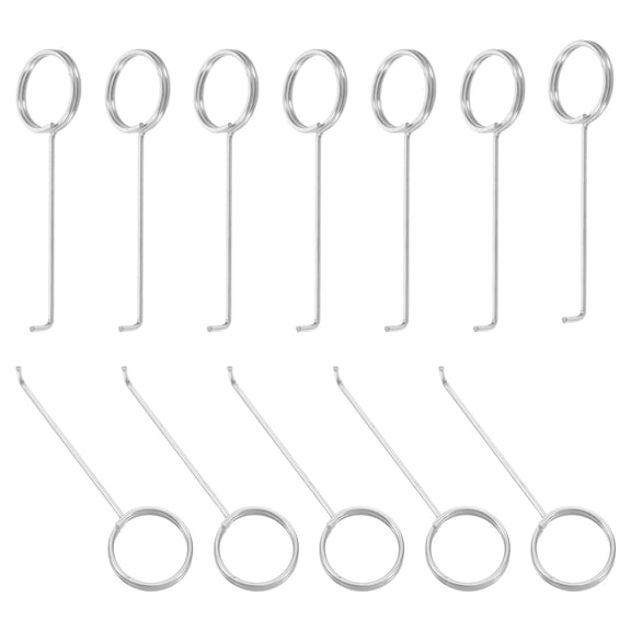 Hytrove 50-Piece Stainless Steel Drain Key Lifting Hooks, Sink Shower Floor Drain Cover Remover, Bathroom Cleaning Tool Set