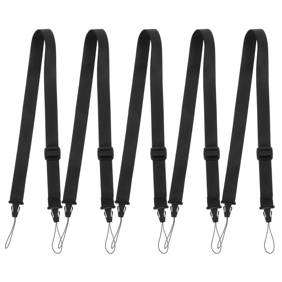 Hytrove 5Pcs Camera Shoulder Sling Black Plastic and Elastic Hands-free Filming for Sports and Travel