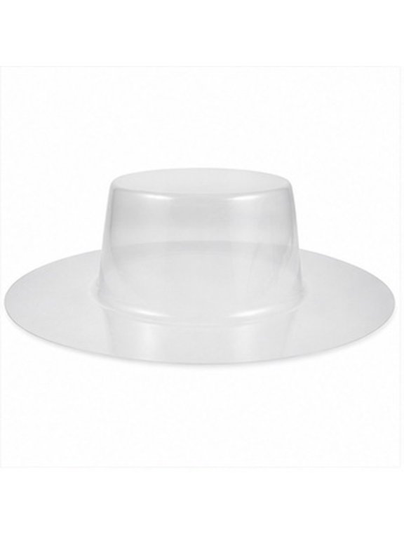 5Pcs Clear Hat Display Stand for Cowboy Hats with Interior Support and Portable Design