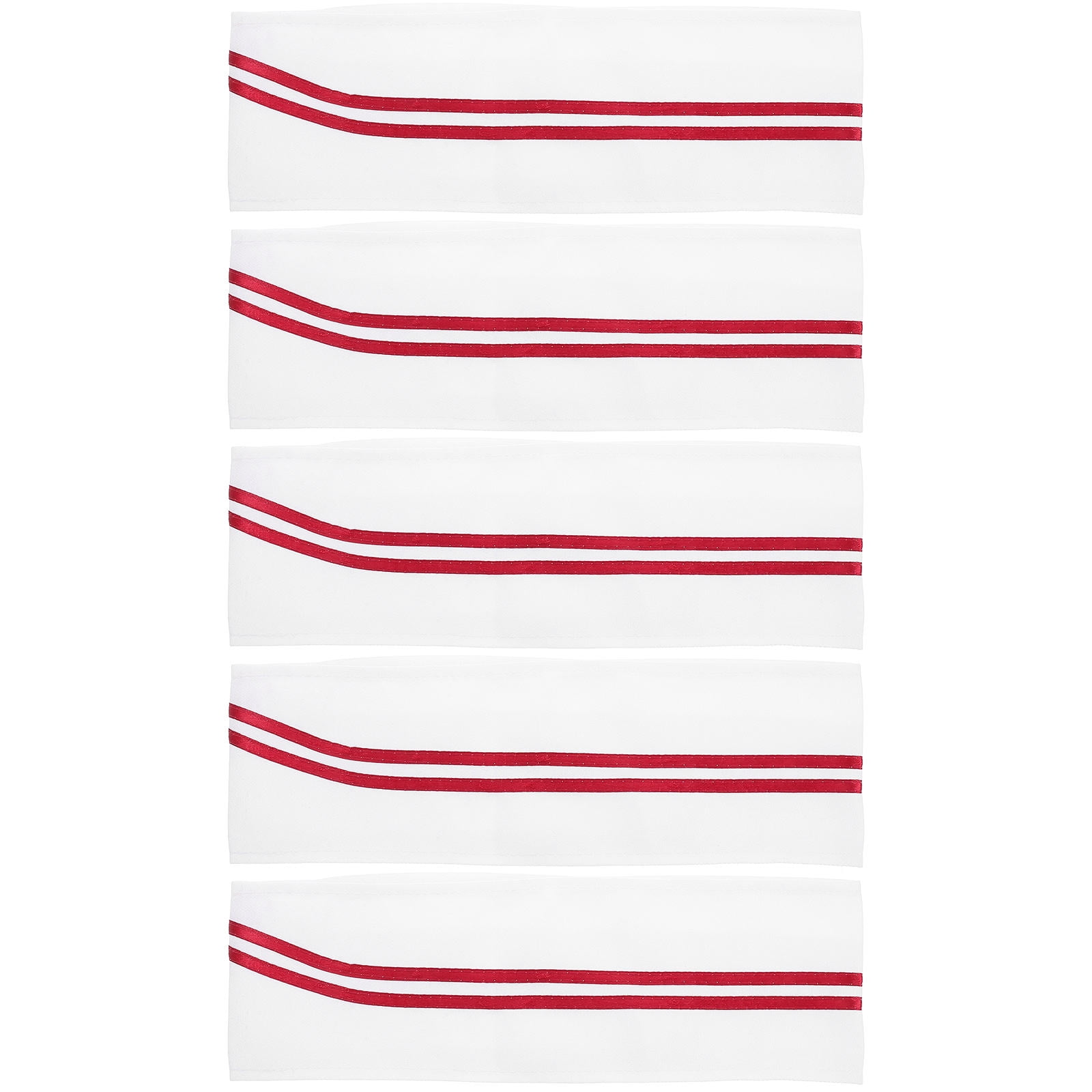 Hytrove 5Pcs Disposable Chef Cap White Fabric Materials Unisex Maintain Cleanliness for Catering Kitchen Use
