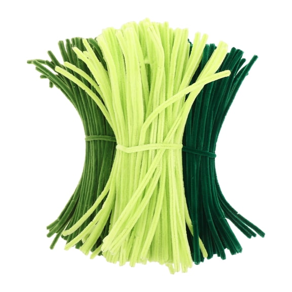Hytrove 600pcs Green Pipe Cleaners for Crafts, Bendable Twisting Stems