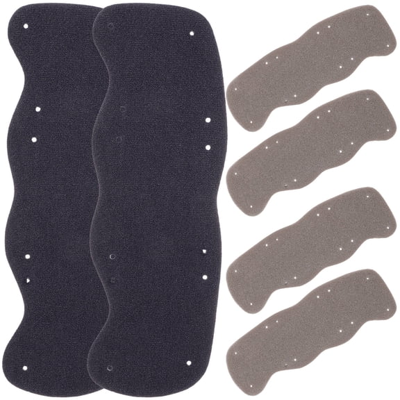Hytrove 6pcs Hard Hat Insert Breathable Design Hard Hat Accessories Black For Construction Site