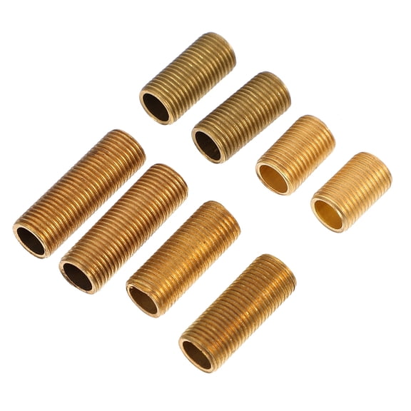 Hytrove 8Pcs Brass Connecting Rods for Lamp Tube and Light Installation