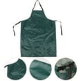 thumbnail image 1 of Hytrove Aprons For Men Waterproof Green Long Apron Smooth Surface 1Set, 1 of 8