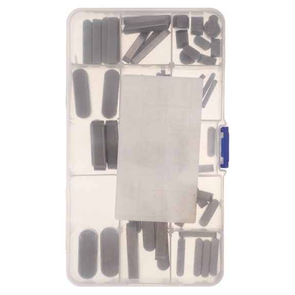 Hytrove Assorted Parallel Keys round Ended Steel Key Pins 60pcs 3-12mm