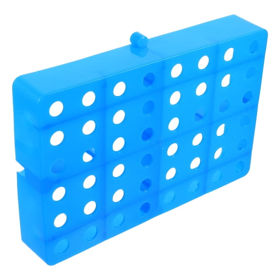 Hytrove Blue Plastic Floor Riser Platform for Storage Waterproof Perforated Warehouse Pallet