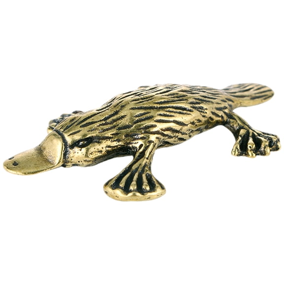 Hytrove Golden Brass Beast Statues Vintage Decorative Animal Figures 1Pack