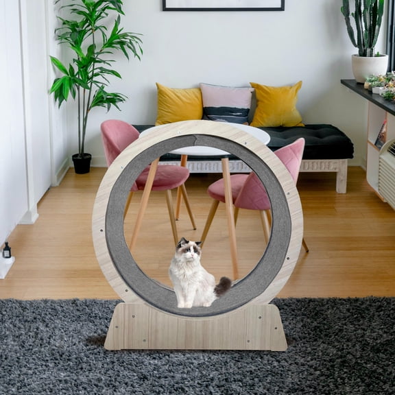 Hytrove Cat Wheel Mat Multi Fabric Replacement Carpet for Cat Exercise Wheel 1Pack