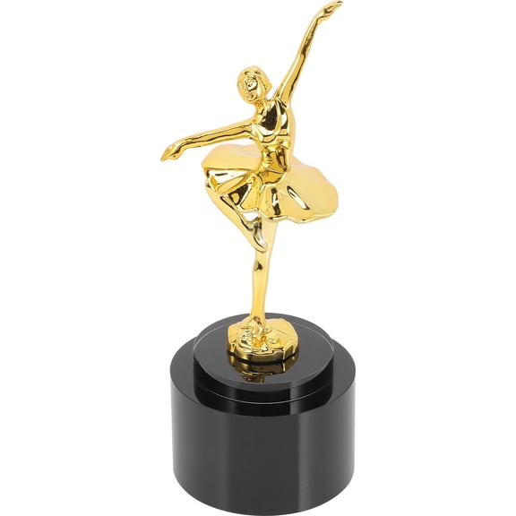 Hytrove Dance Trophy Ballet Girl Shape Decorative Award For Dance Matches Trophy With Base And Celebrations