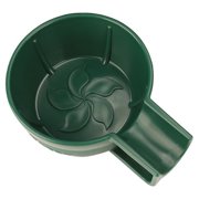 Hytrove Green Plastic Shaving Bowl Deep Design Decorative Container