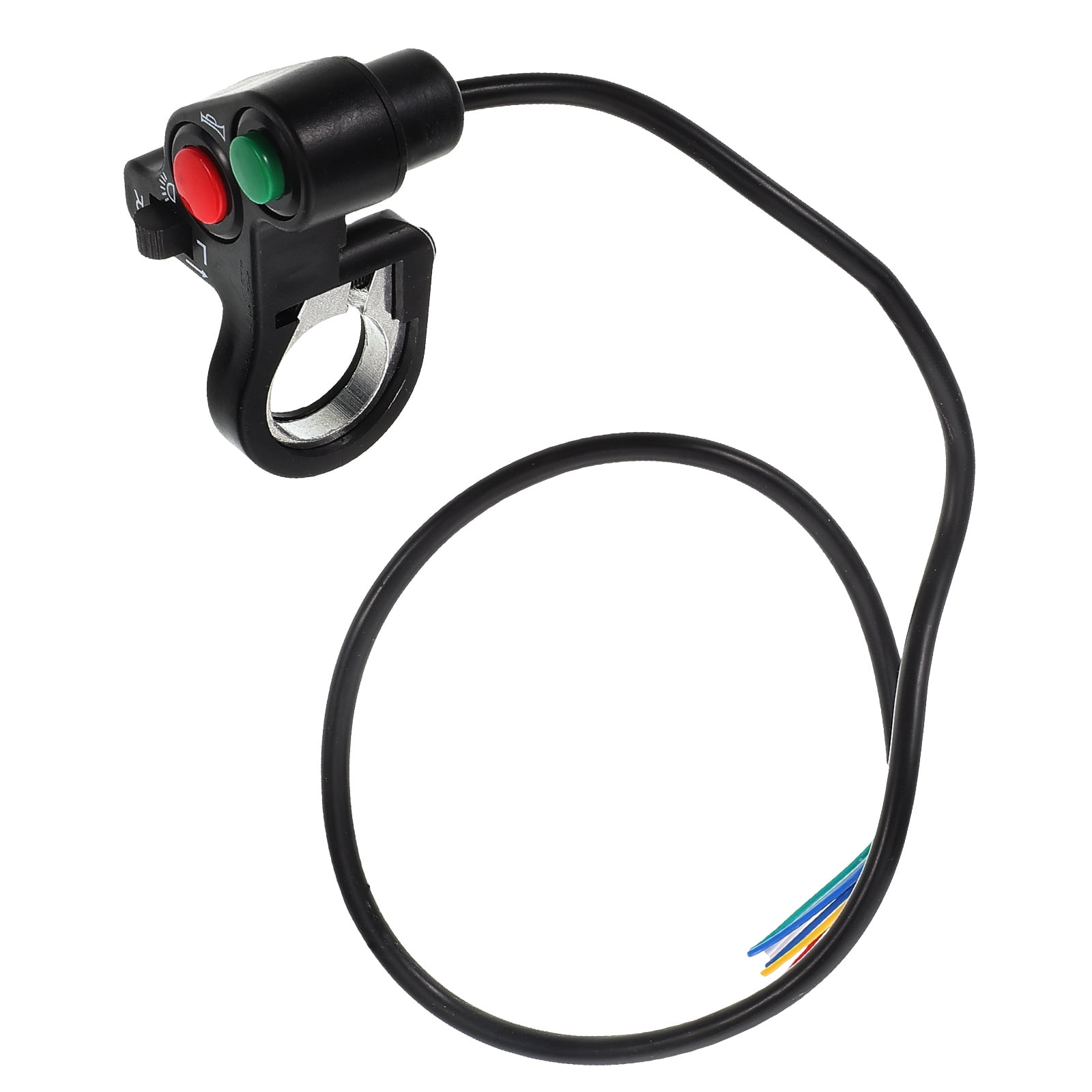 Hytrove Dirt Bike Stop Switch for Motorcycle Black Plastic Turn Signal Control 1Pcs