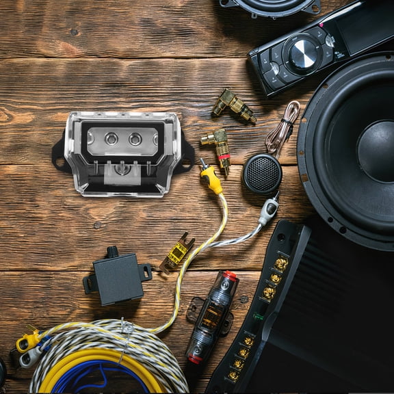 Hytrove Durable Car Amplifier Power Distribution Block with Ground Splitter for Audio Systems