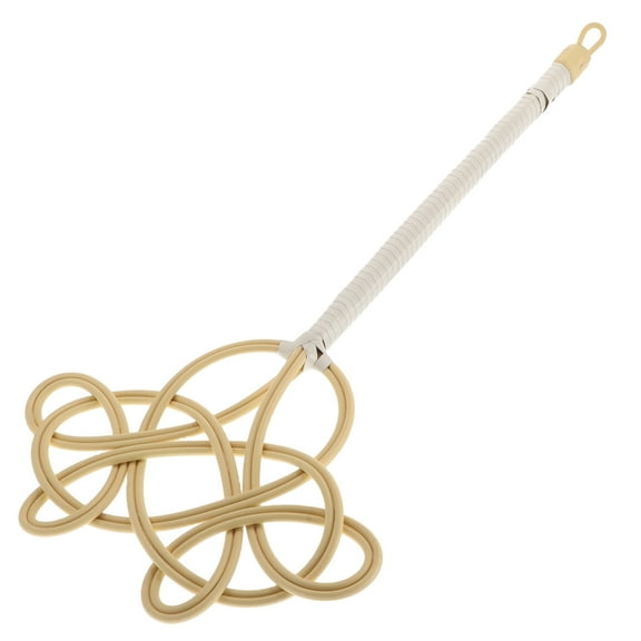 Hytrove Ergonomic Home Rug Beater Rattan Material Quilt Tool Dust Removal Duster For Carpet