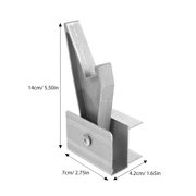 Hytrove Extension Ladder Replacement Parts Rung Lock 1 Pair Aluminum Alloy For Household Use 5.50X2.75X1.65In