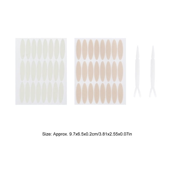 Hytrove Natural Eyelid Sticker Tape in Assorted Colors with Mesh Fiber Design