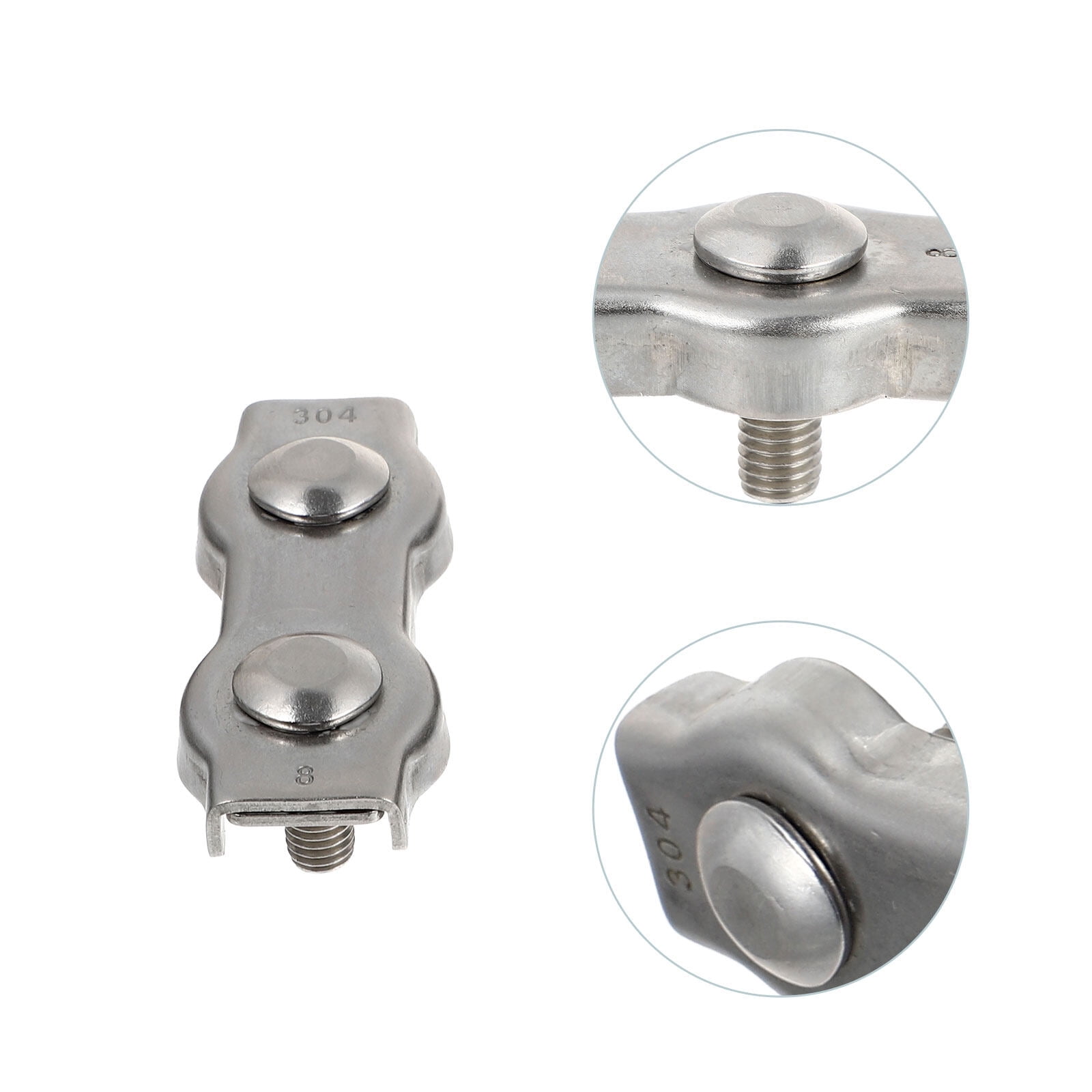 Hytrove Flat Bolt Structure Steel Rope Clamps Wire Cable Clamps for ...
