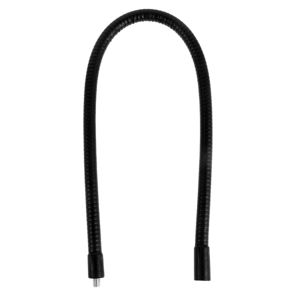 Hytrove Metal Alloy Camera Extension Rod with Flexible Gooseneck for Tripod Mount and Microphone Holder in Black
